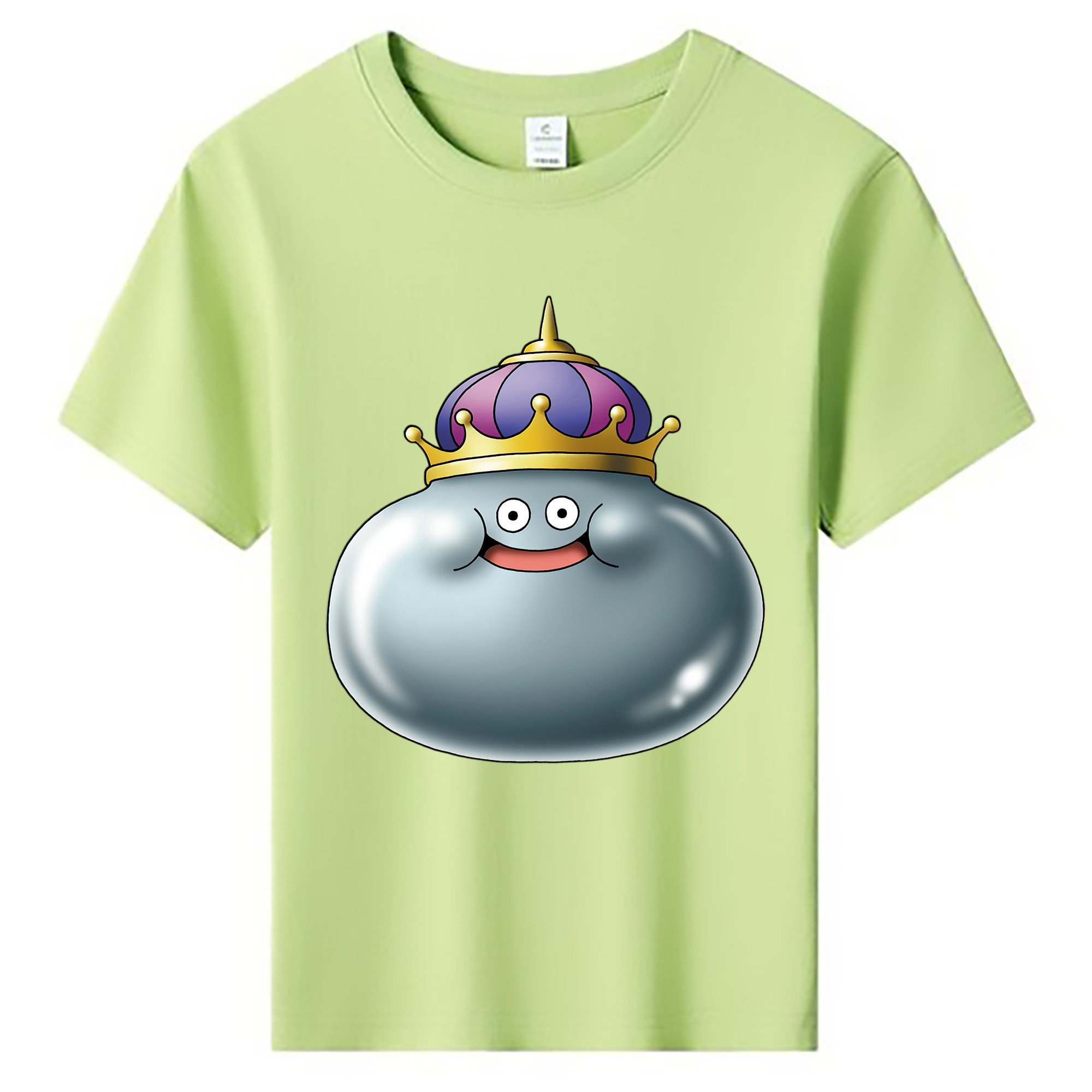 （画像用） ドラゴンクエスト Doragon Kuesuto Dragon Quest 綿100％キッズTシャツ（フロントプリント）